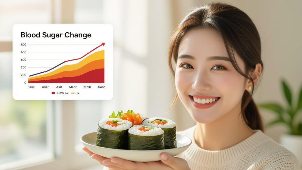 채소 김밥 혈당 관리 A to Z: 당뇨 환자를 위한 건강 레시피 3 📊 김밥 종류별 혈당 변화, 이렇게 달라요!