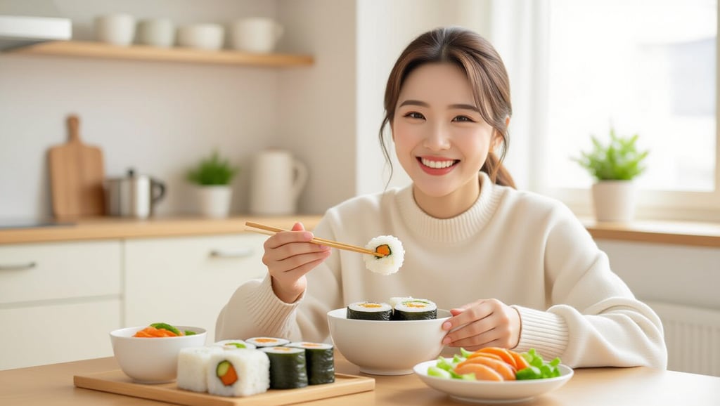 채소 김밥 혈당 관리 A to Z: 당뇨 환자를 위한 건강 레시피 4 💡 당뇨 환자를 위한 건강 김밥 섭취 가이드