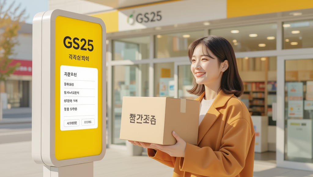 GS25 편의점 택배 완벽 분석: 반값택배 요금, 이용법, 주의사항 총정리 5 📝 GS25 택배, 예약부터 접수까지!