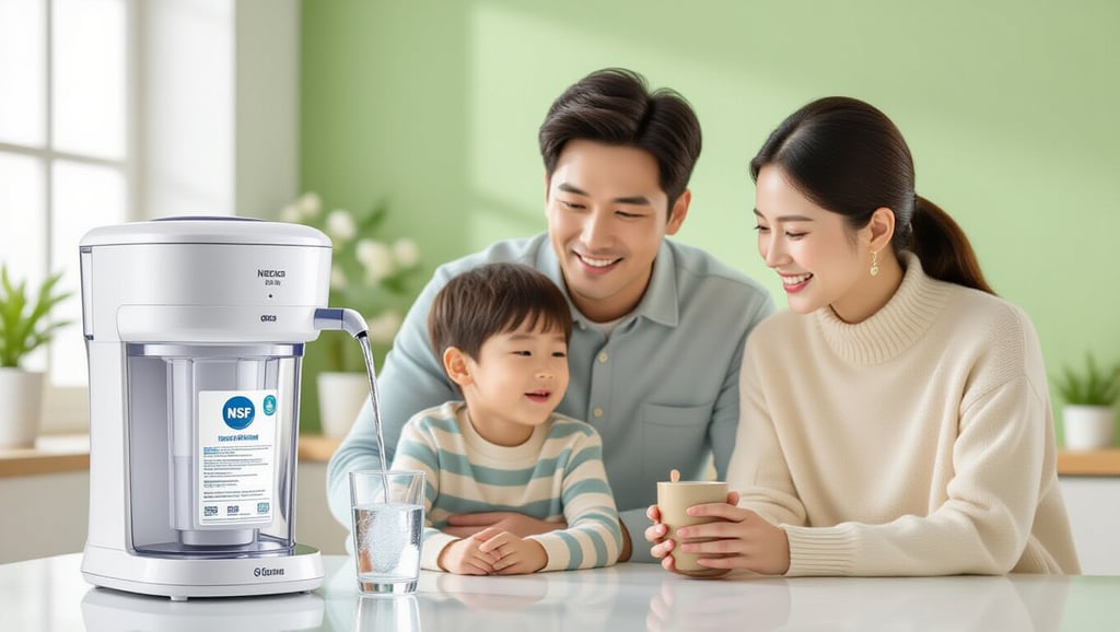 정수기 완벽 가이드: 직수 vs 저수조, 렌탈 vs 구매, 가성비 추천 & 위생 관리 3 🔍 필터 시스템 심층 분석: NSF 인증 및 성능 확인
