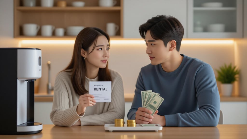 정수기 완벽 가이드: 직수 vs 저수조, 렌탈 vs 구매, 가성비 추천 & 위생 관리 4 💰 정수기 렌탈 vs 구매: 합리적인 선택 가이드