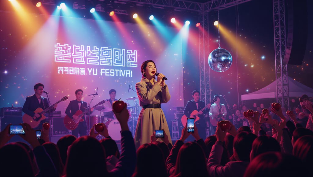 2025 문경사과축제: 라인업, 일정, 체험 완벽 가이드 3 🎤 화려한 라인업: 초대가수 및 공연