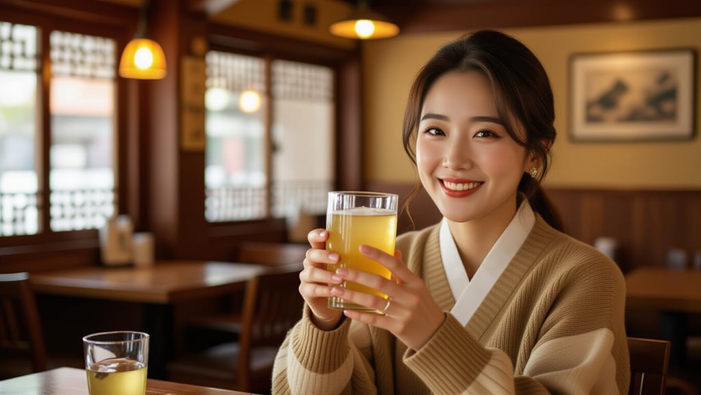 막걸리 건강 효능 극대화! 꿀, 생강 등 핵심 첨가 재료별 최적 레시피 3 🌿 생강 막걸리: 현대인을 위한 따뜻한 건강 비법